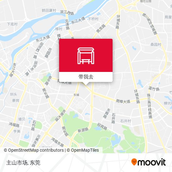 主山市场地图