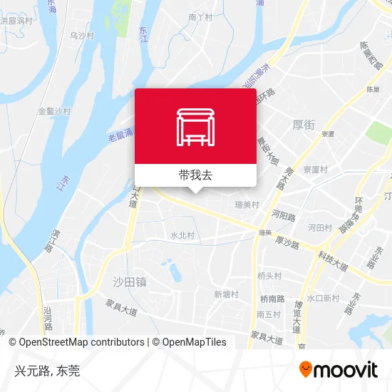 兴元路地图
