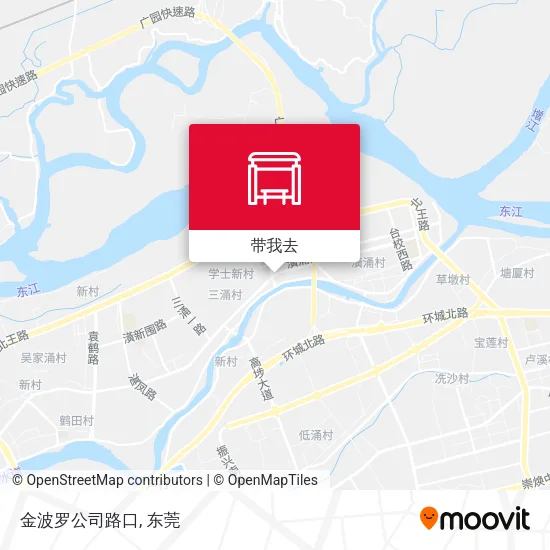 金波罗公司路口地图