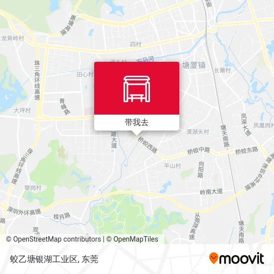 蛟乙塘银湖工业区地图