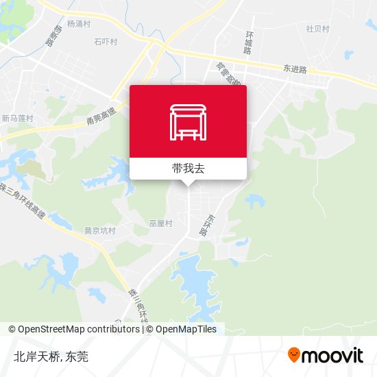 北岸天桥地图