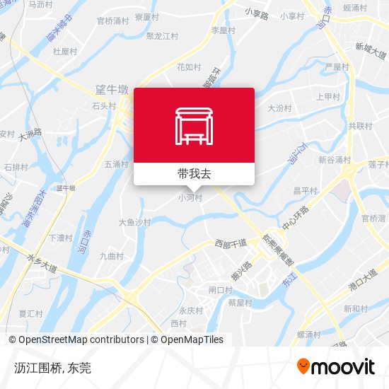 沥江围桥地图