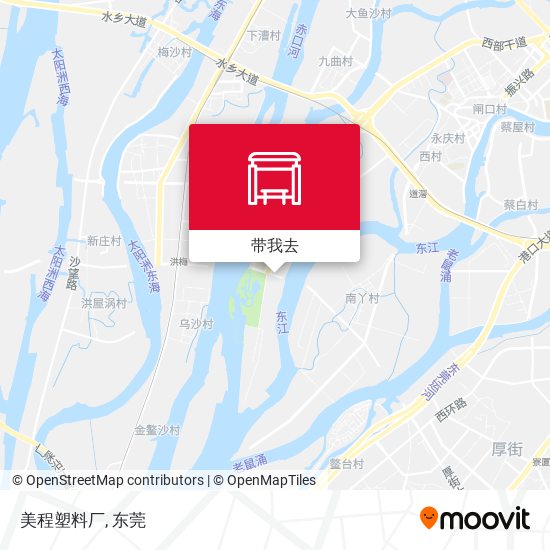 美程塑料厂地图