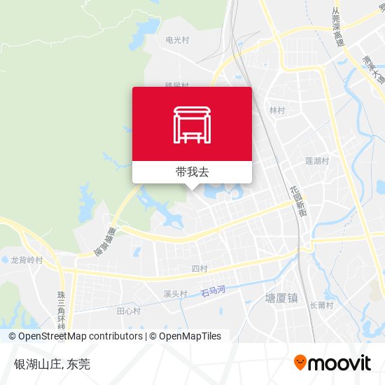 银湖山庄地图