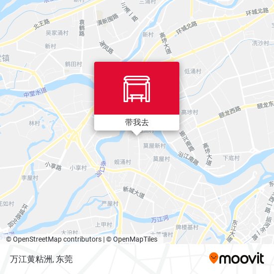 万江黄粘洲地图
