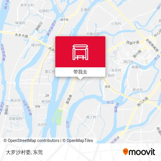 大罗沙村委地图