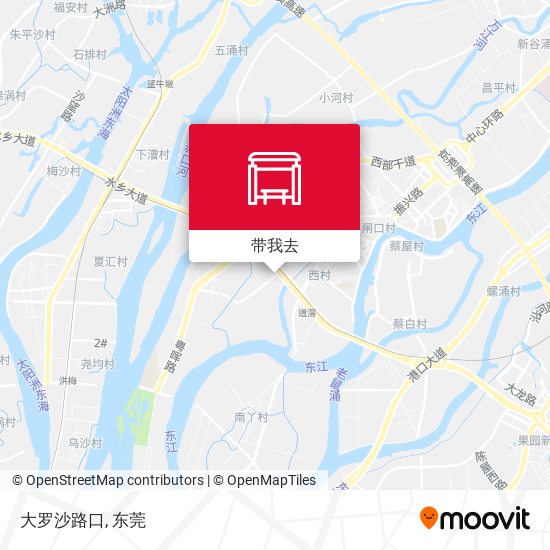 大罗沙路口地图