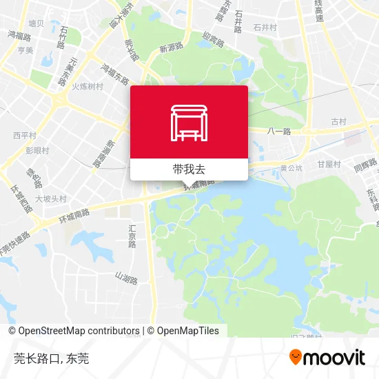 莞长路口地图
