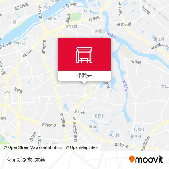 庵元新路东地图