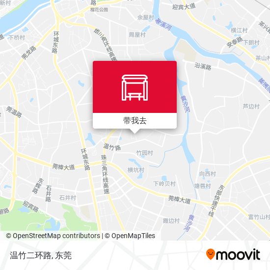 温竹二环路地图