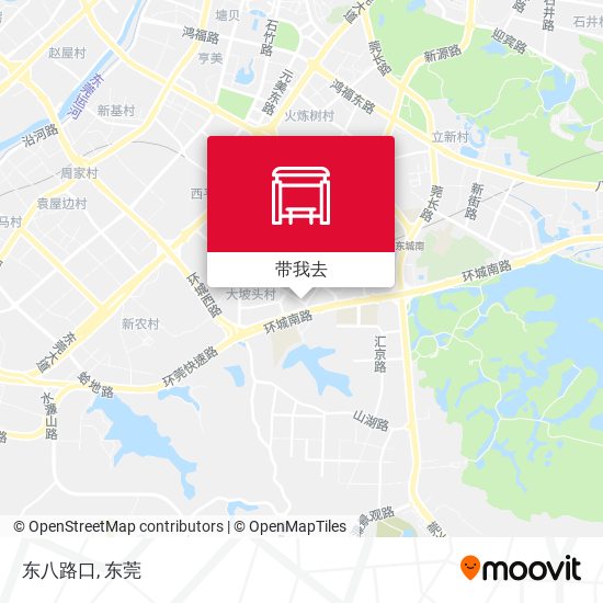 东八路口地图