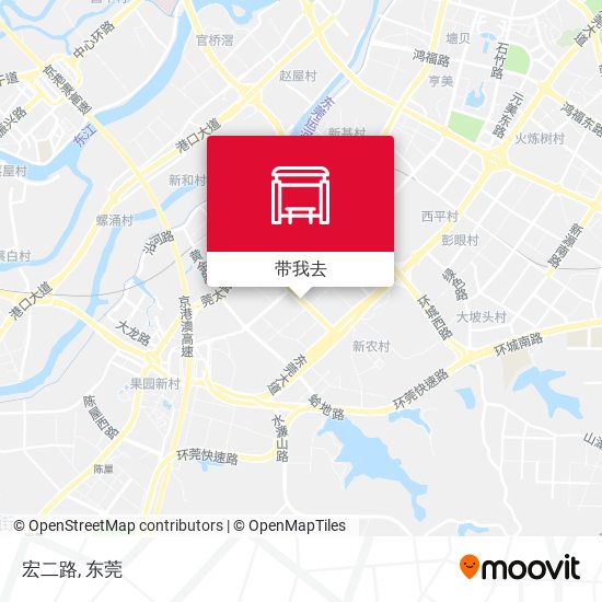 宏二路地图