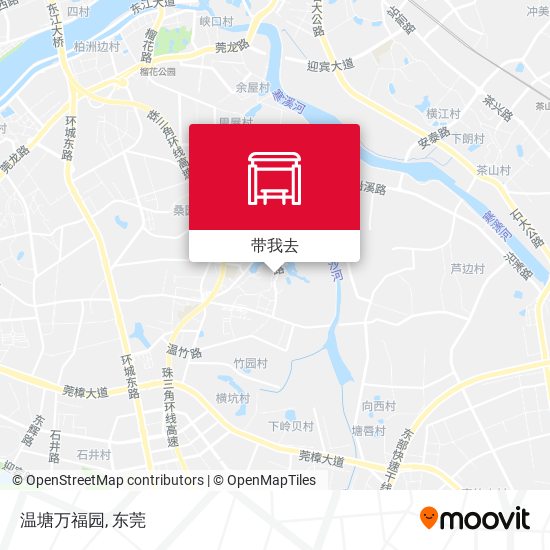 温塘万福园地图