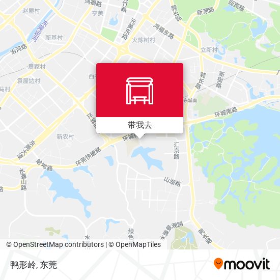 鸭形岭地图
