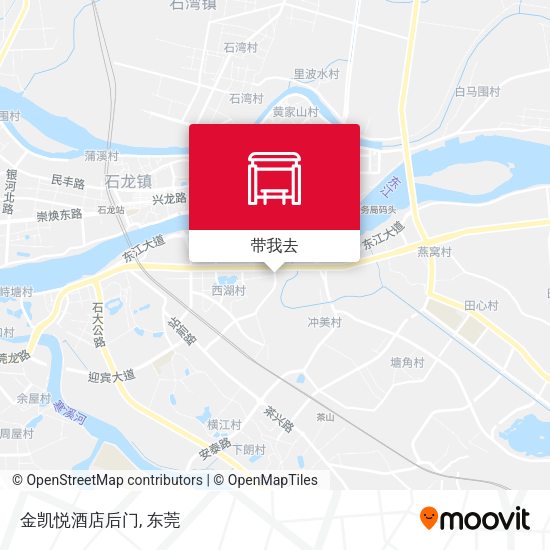 金凯悦酒店后门地图