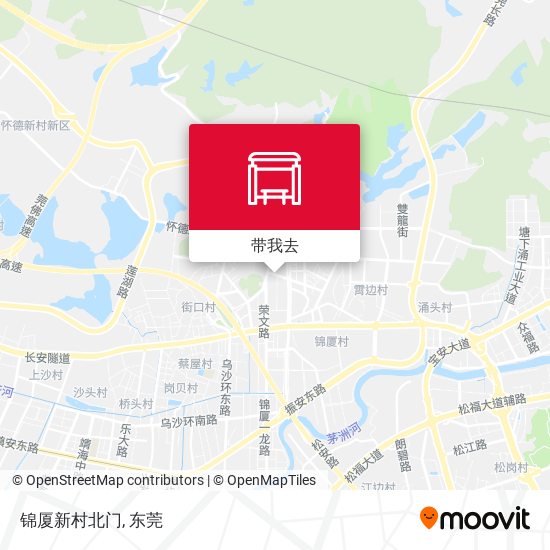 锦厦新村北门地图