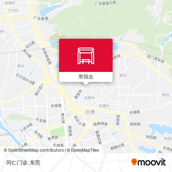 同仁门诊地图