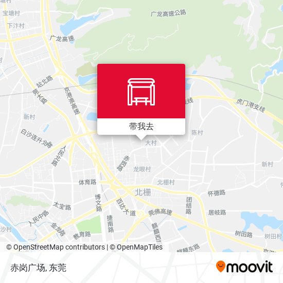 赤岗广场地图