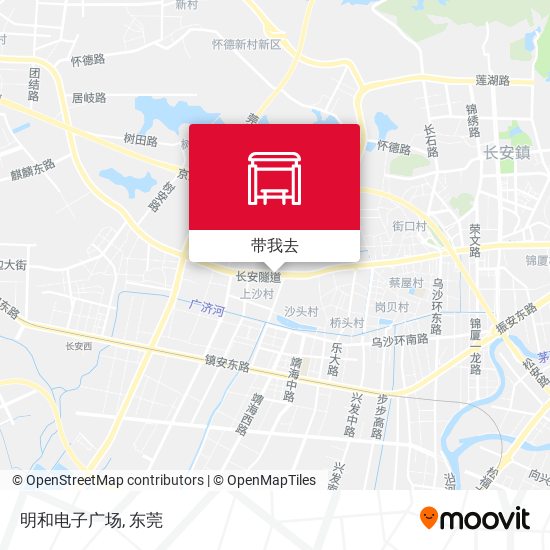 明和电子广场地图