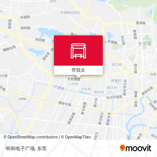 明和电子广场地图