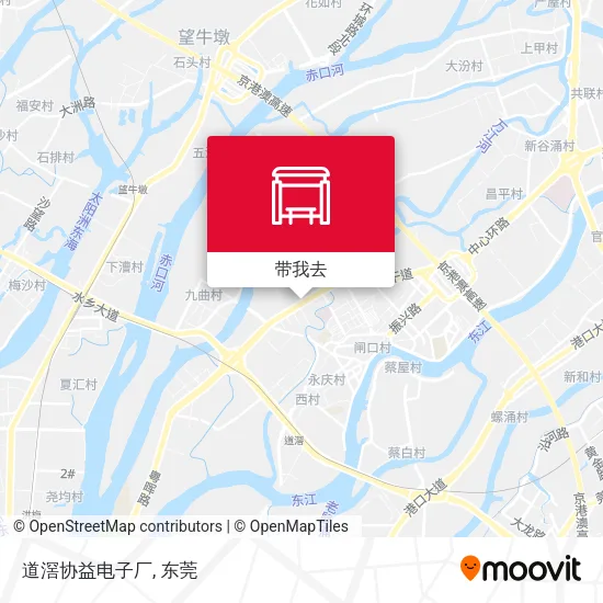 道滘协益电子厂地图