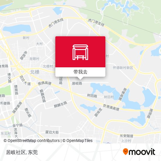 居岐社区地图