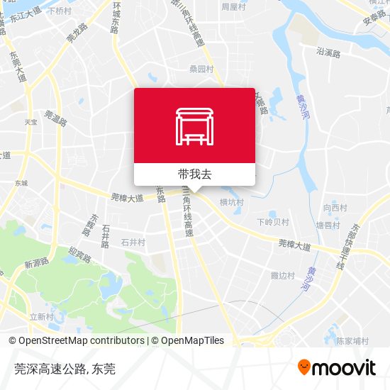 莞深高速公路地图