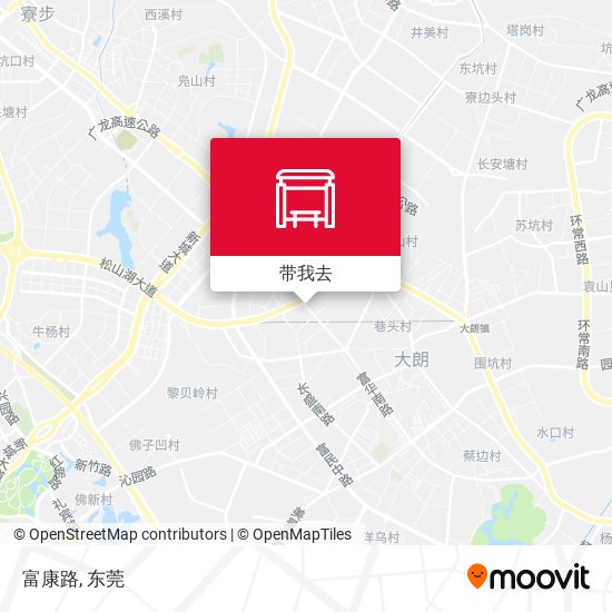 富康路地图