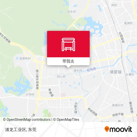 浦龙工业区地图