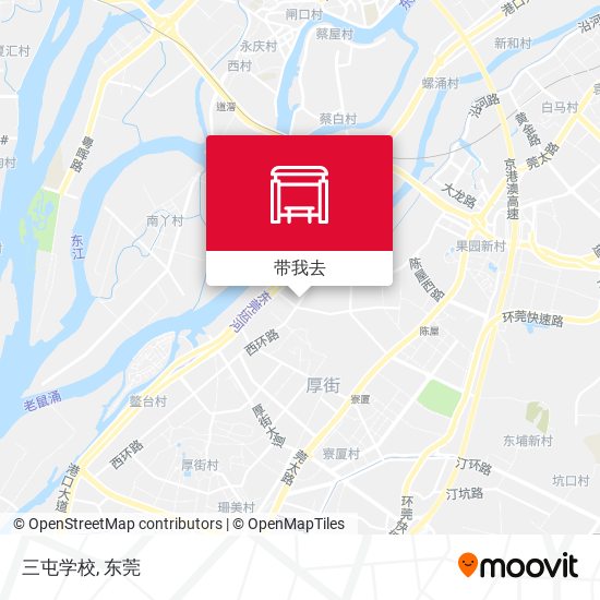 三屯学校地图
