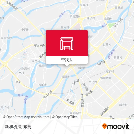 新和横滘地图
