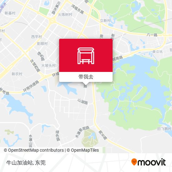 牛山加油站地图