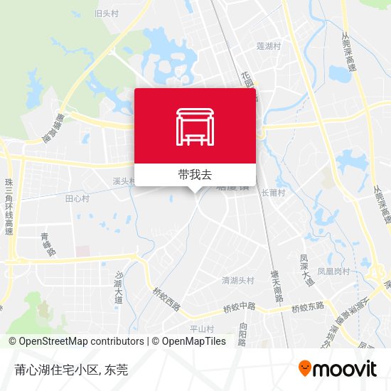 莆心湖住宅小区地图