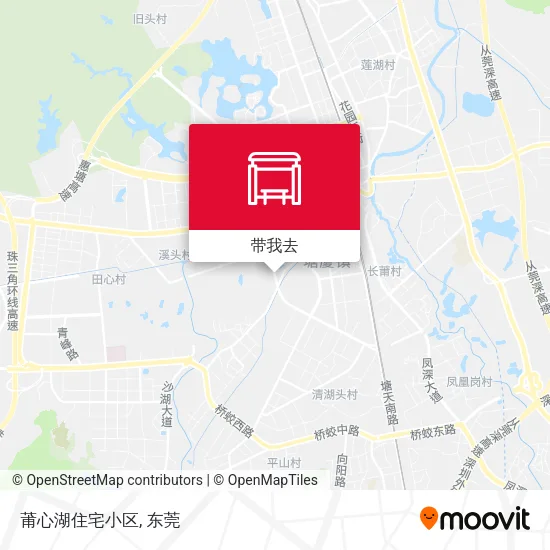 莆心湖住宅小区地图