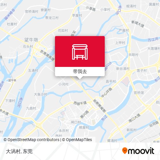 大涡村地图