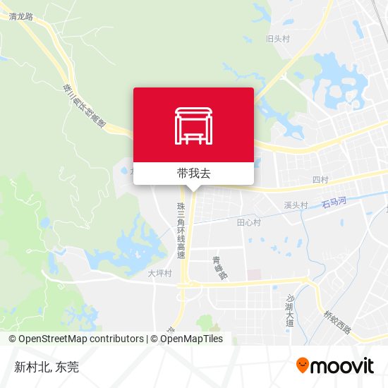 新村北地图