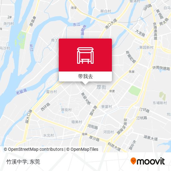 竹溪中学地图