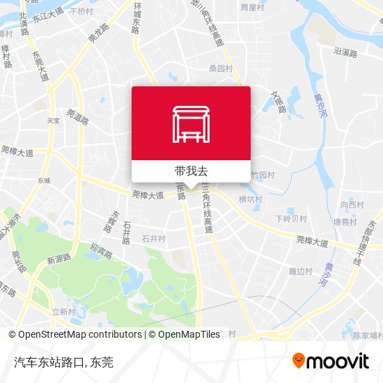 汽车东站路口地图