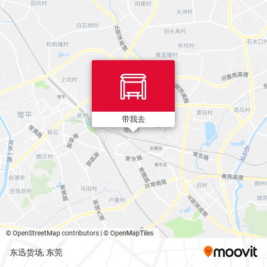 东迅货场地图