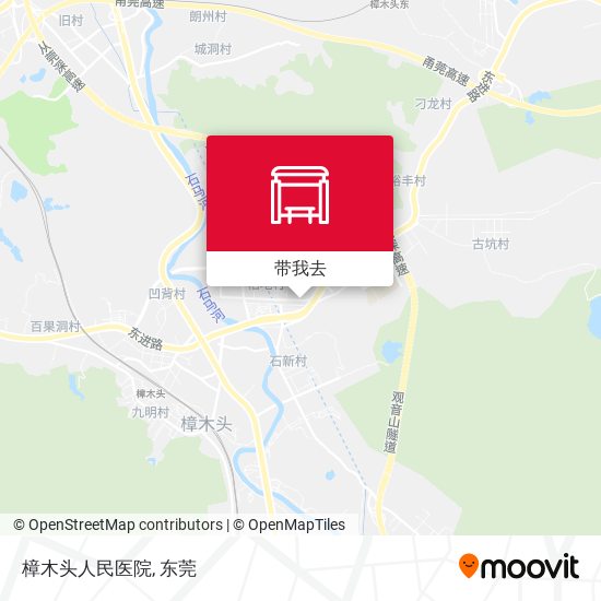樟木头人民医院地图