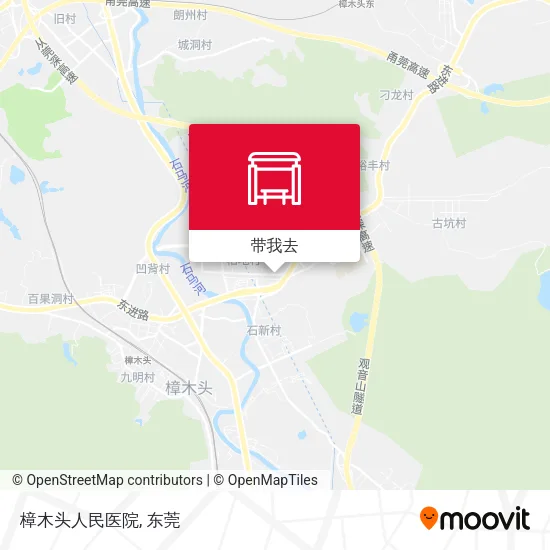 樟木头人民医院地图