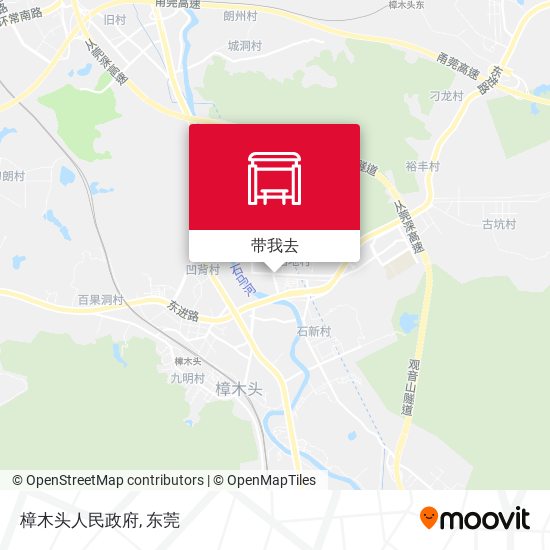 樟木头人民政府地图
