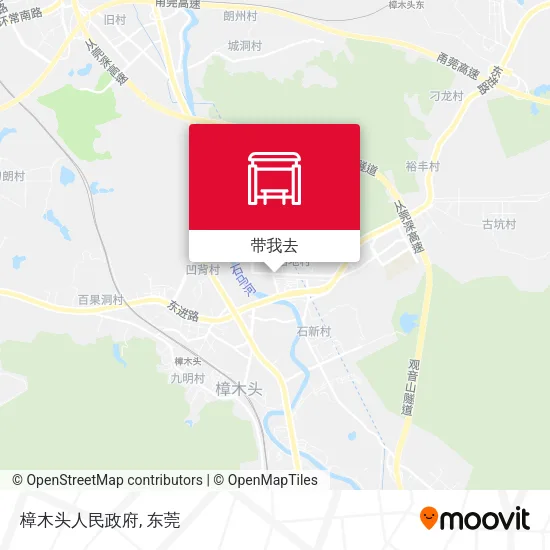 樟木头人民政府地图