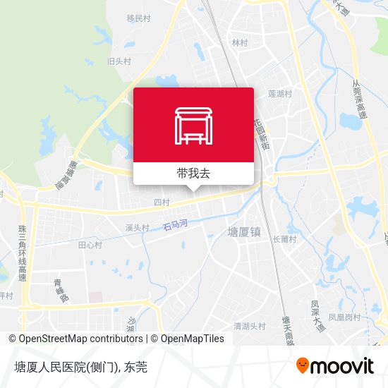 塘厦人民医院(侧门)地图