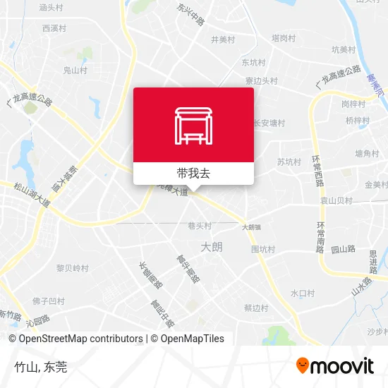 竹山地图