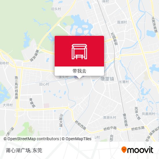 莆心湖广场地图