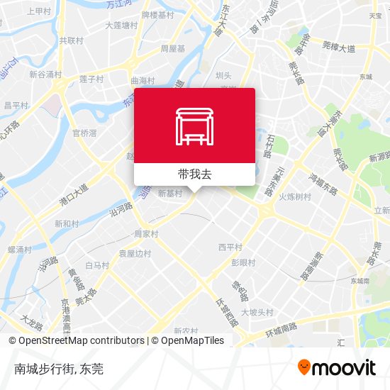 南城步行街地图