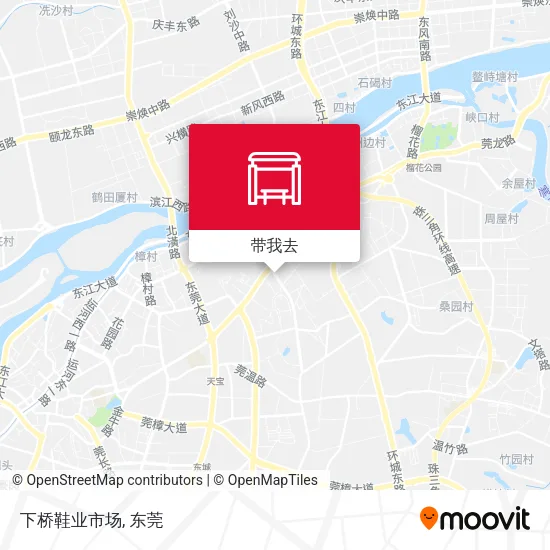 下桥鞋业市场地图