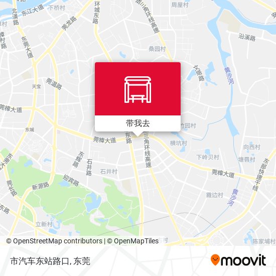 市汽车东站路口地图
