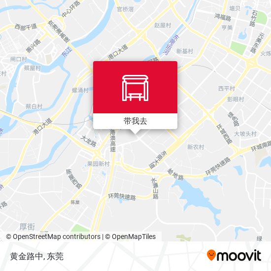 黄金路中地图